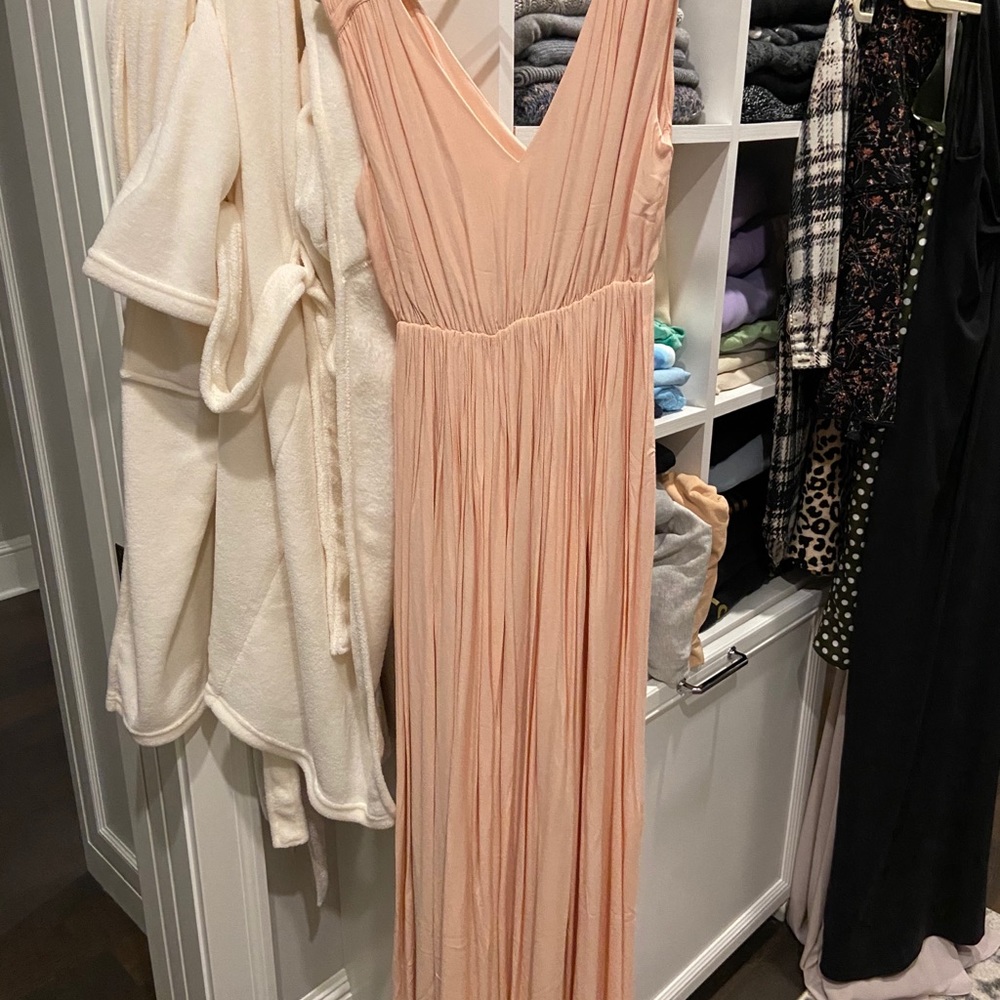 Peach dress